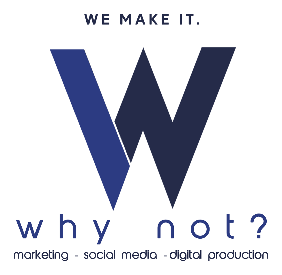 Logotipo de Why Not? en sus colores originales